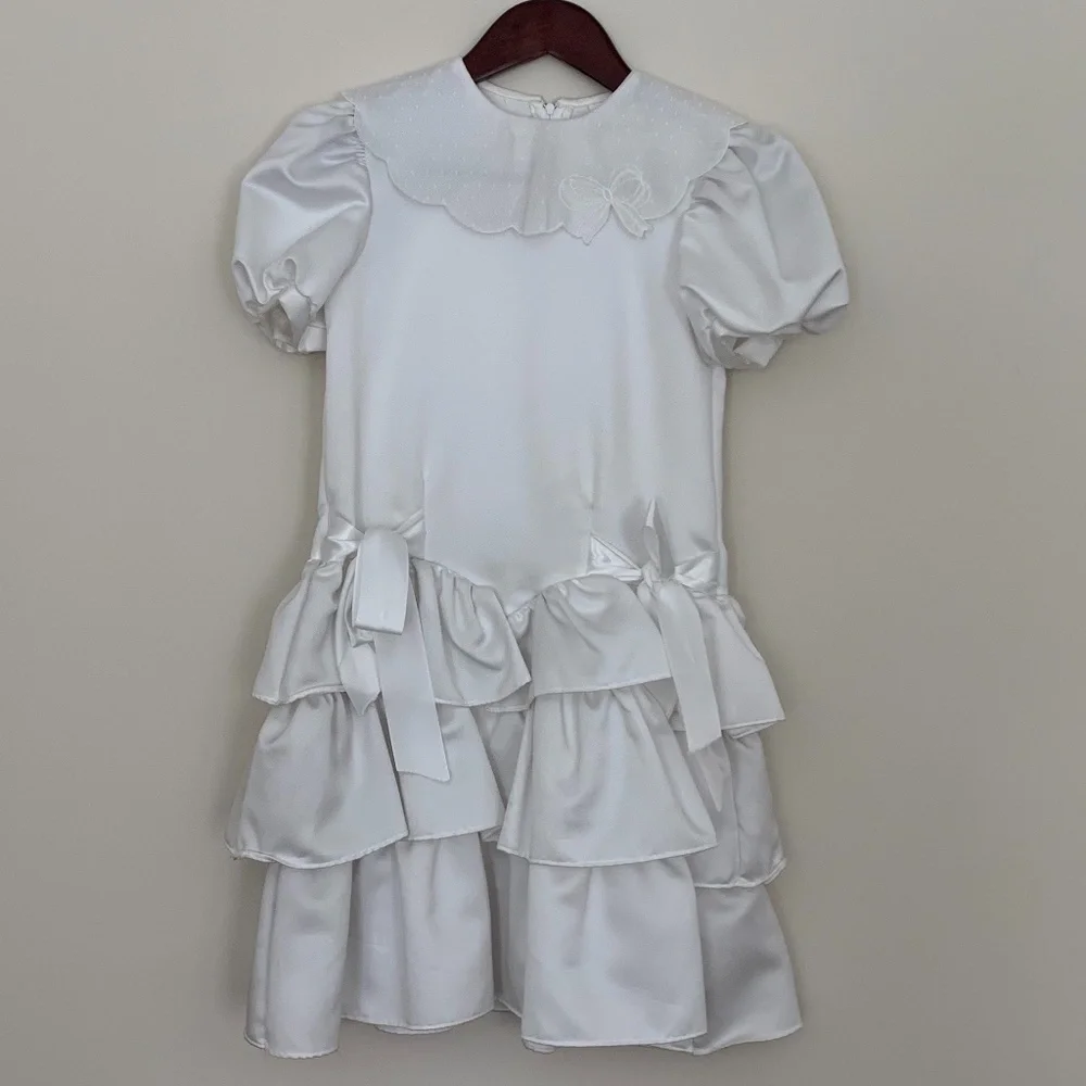 Children's - Girls First Communion Dress White Size 8 Girls